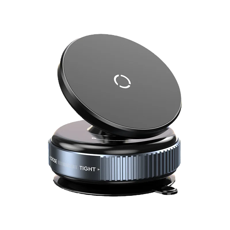 Magnetischer Vakuum-Autotelefonhalter mit 360°-Drehung und Saugnapf