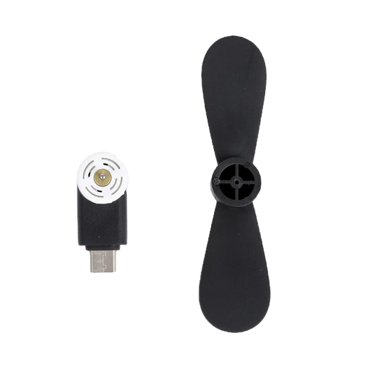 Tragbarer Mini-Handy-Kühlventilator vom Typ C - Leises Sommer-Gadget für Android