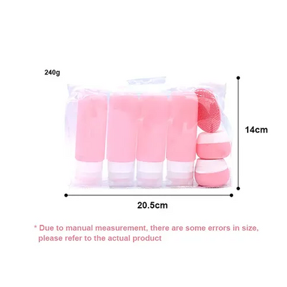 90 ml tragbares Silikon-Reiseflaschenset