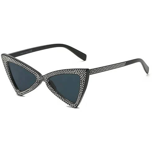 CANBERRA | Damen Retro Vintage Extreme Cat Eye Sonnenbrille