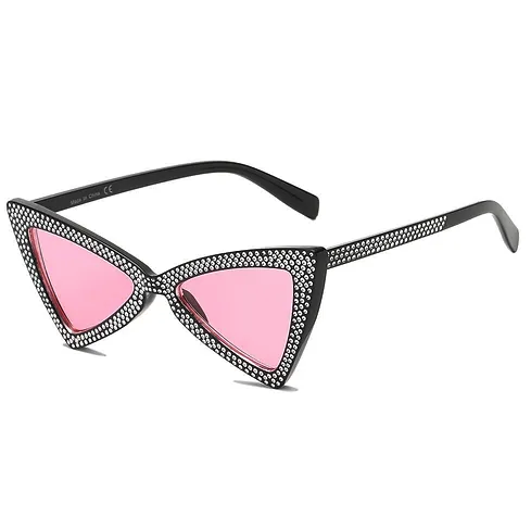 CANBERRA | Damen Retro Vintage Extreme Cat Eye Sonnenbrille