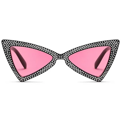 CANBERRA | Damen Retro Vintage Extreme Cat Eye Sonnenbrille