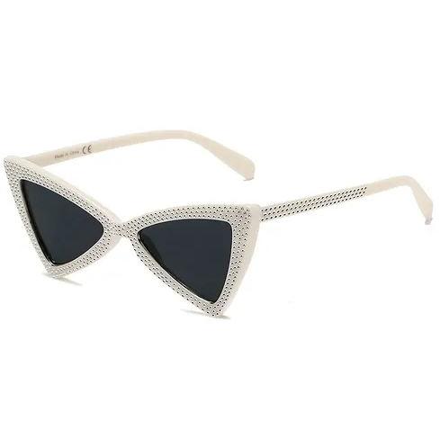 CANBERRA | Damen Retro Vintage Extreme Cat Eye Sonnenbrille