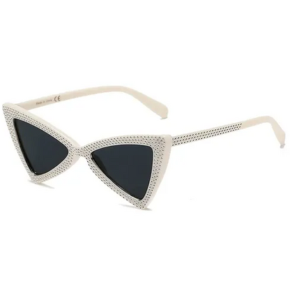 CANBERRA | Damen Retro Vintage Extreme Cat Eye Sonnenbrille