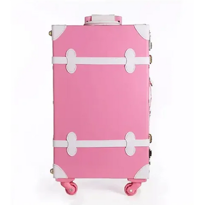 Carrylove 20''/22''/24''/26'' Retro-Leder-Trolley-Set für Damen