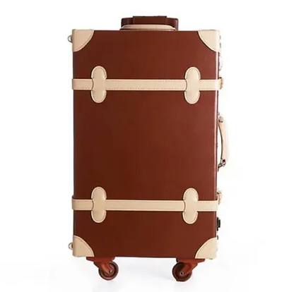 Carrylove 20''/22''/24''/26'' Retro-Leder-Trolley-Set für Damen