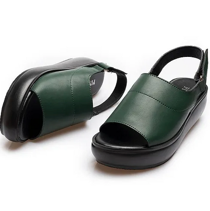 GKTINOO Damen Sandalen aus echtem Leder