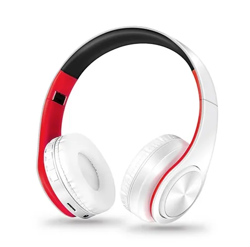 HiFi Bluetooth Headphones with Mic, FM, SD Card Support for Mobile & Tablet