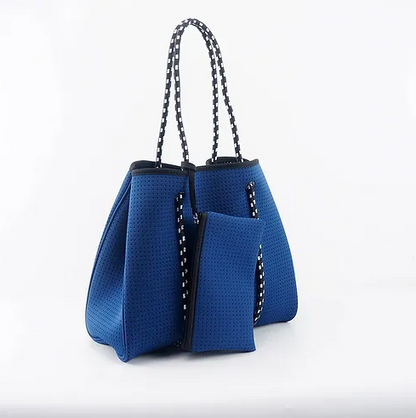 🔥 Meistverkaufte Strandtasche aus perforiertem Neopren – stilvolle und funktionelle Damenhandtasche