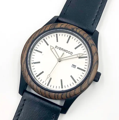 Inverness - Walnut & Black Leather