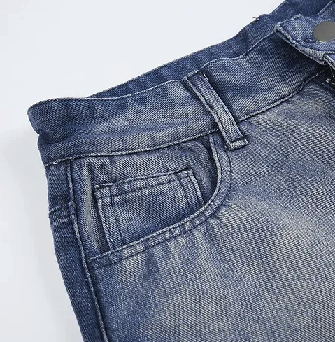 🔥 Streetwear-Maxi-Jeansrock mit hohem Schlitz – mühelos schick und ausgefallen