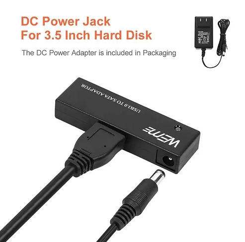 SATA-Adapter USB 3.0 SATA III Konverterkabel für 2,5 3,5 Zoll HDD SSD