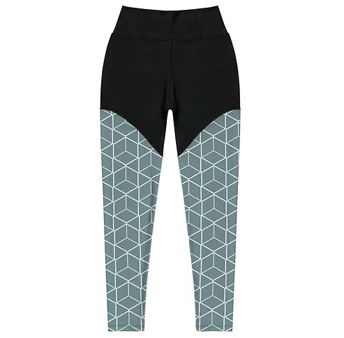 Sport-Leggings mit Musterdesign