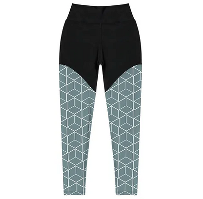 Sport-Leggings mit Musterdesign