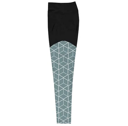 Sport-Leggings mit Musterdesign
