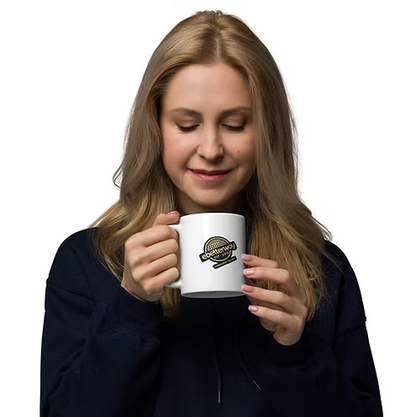 Weiß glänzende Tasse