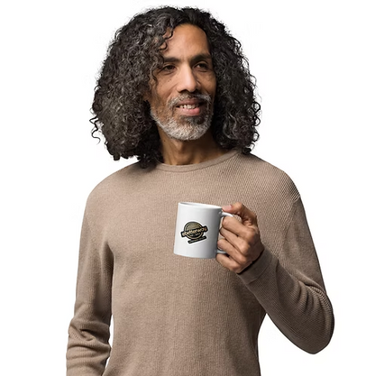 Weiß glänzende Tasse