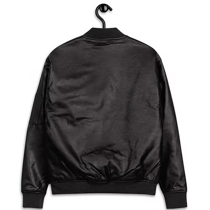 Bomberjacke aus Leder