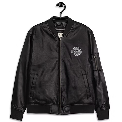 Bomberjacke aus Leder