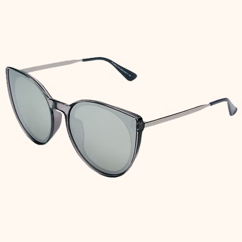 Prato - Runde polarisierte Cat-Eye-Sonnenbrille für Damen