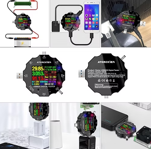 UD18 USB Tester 3.0 DC Digital Car Voltmeter