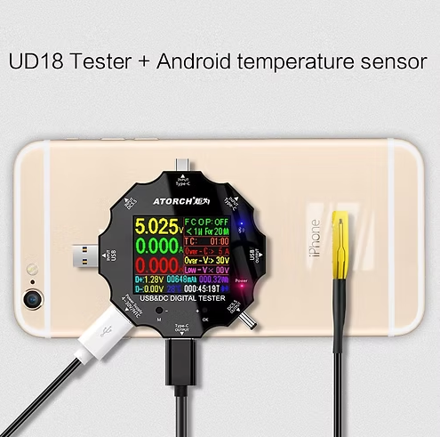 UD18 USB Tester 3.0 DC Digital Car Voltmeter