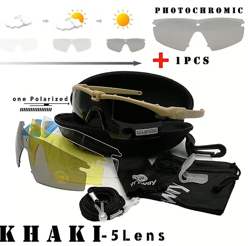 Polarisierte Sport-Sonnenbrille von Tryway – UV400-Schutz für Outdoor-Aktivitäten 🕶️☀️