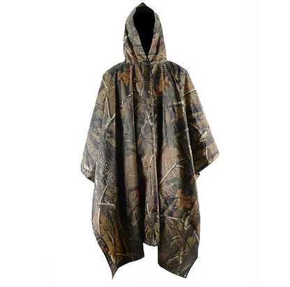 Regenponcho Wasserdicht Camouflage Regenmantel Outdoor