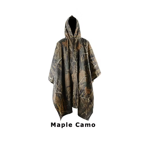 Regenponcho Wasserdicht Camouflage Regenmantel Outdoor