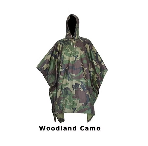 Regenponcho Wasserdicht Camouflage Regenmantel Outdoor