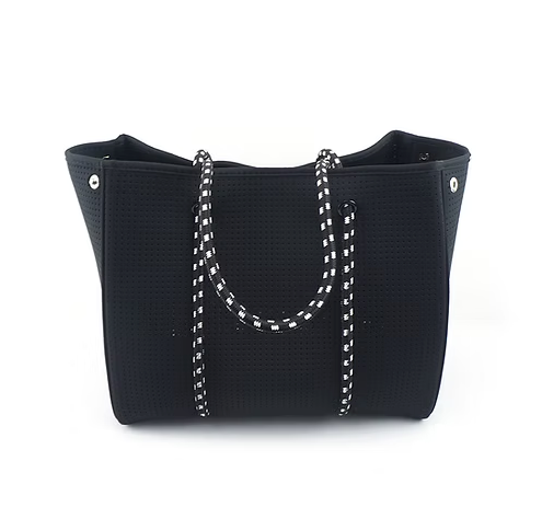 🔥 Meistverkaufte Strandtasche aus perforiertem Neopren – stilvolle und funktionelle Damenhandtasche