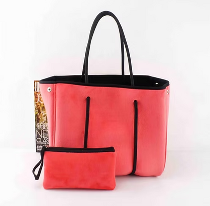 🔥 Meistverkaufte Strandtasche aus perforiertem Neopren – stilvolle und funktionelle Damenhandtasche