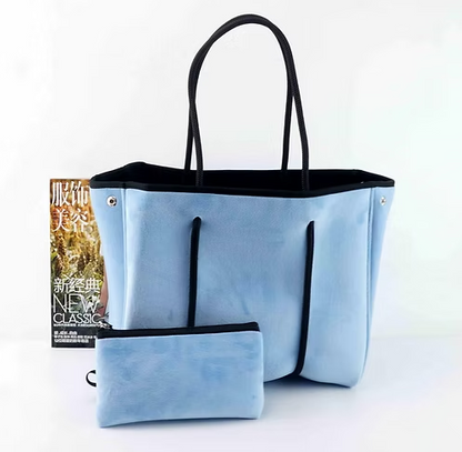 🔥 Meistverkaufte Strandtasche aus perforiertem Neopren – stilvolle und funktionelle Damenhandtasche