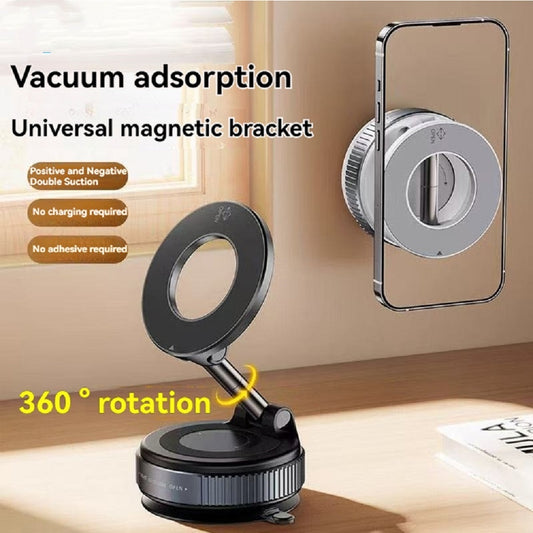 Magnetic Foldable Car Phone Mount – Suction Holder for Commuters